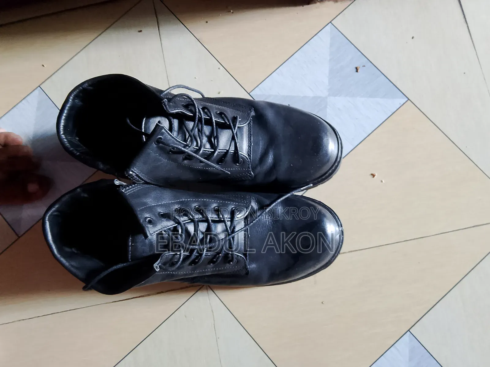 Navy Zyper Boot Full Fresh Condition