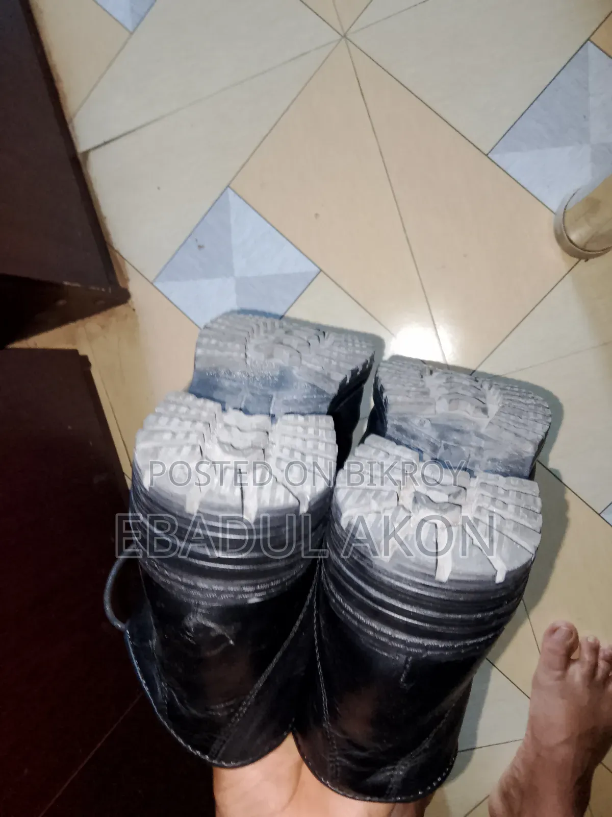 Navy Zyper Boot Full Fresh Condition