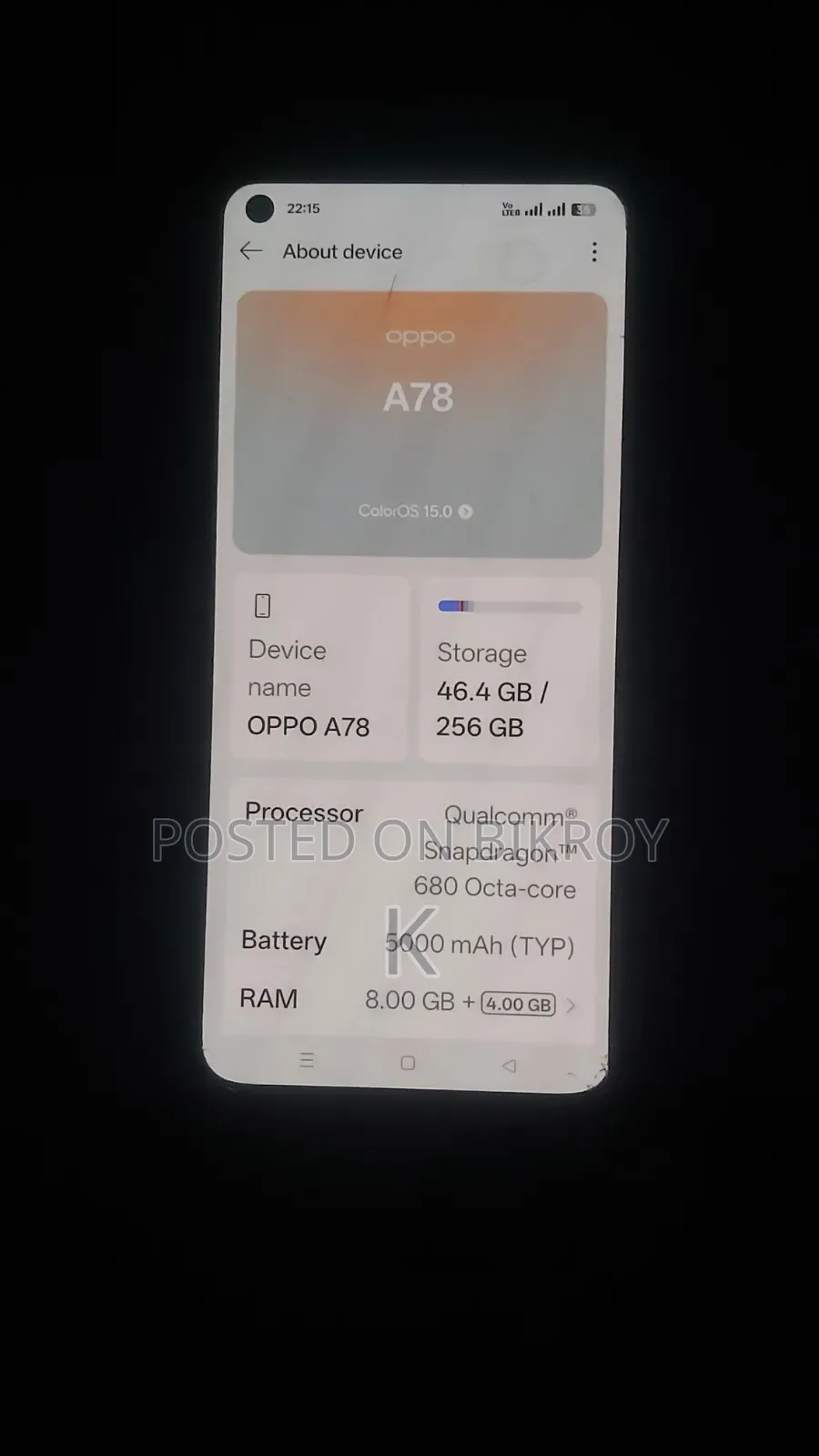 Oppo A78 128 GB