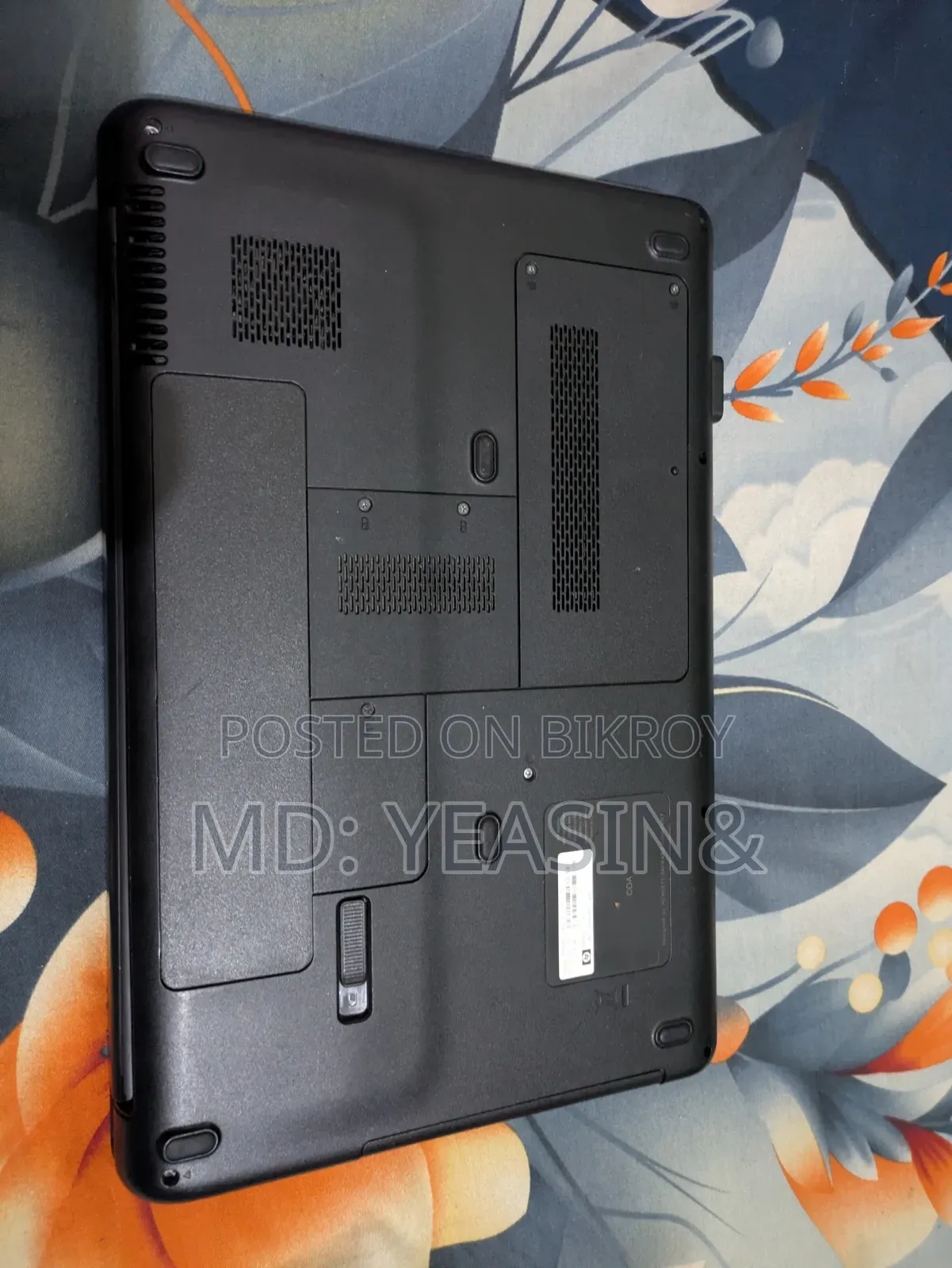 Laptop HP Compaq Presario CQ60 2GB Intel Pentium HDD 128GB