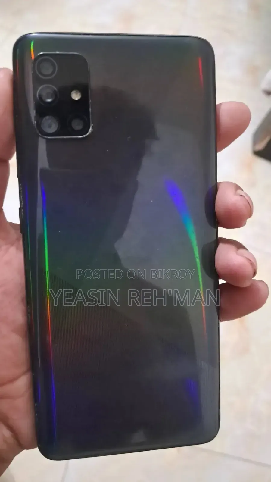 স্যামসাং গ্যালাক্সি এ৫১ ৫জি ১২৮ জিবি ব্ল্যাক