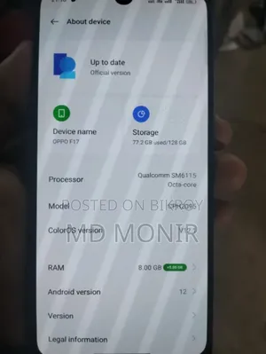 Oppo F17 128 GB Black