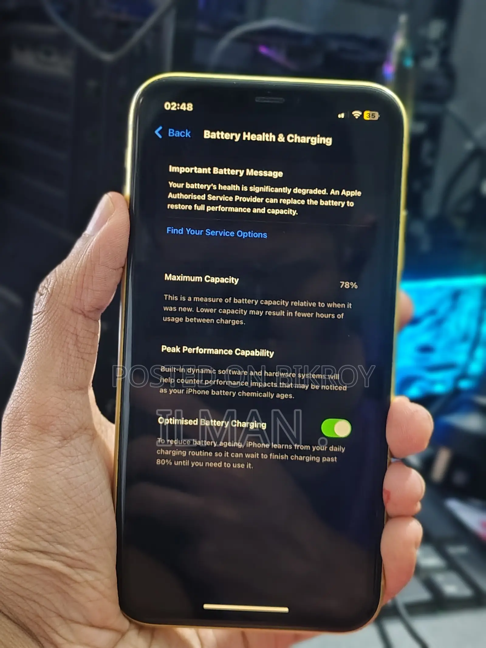 Apple iPhone 11 64 GB Yellow