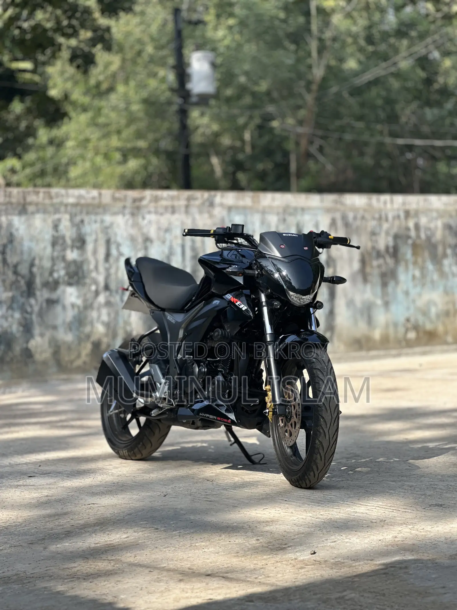 New Suzuki Gixxer Monotone 2025 Black