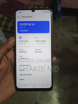 Realme C61 128 GB Yellow