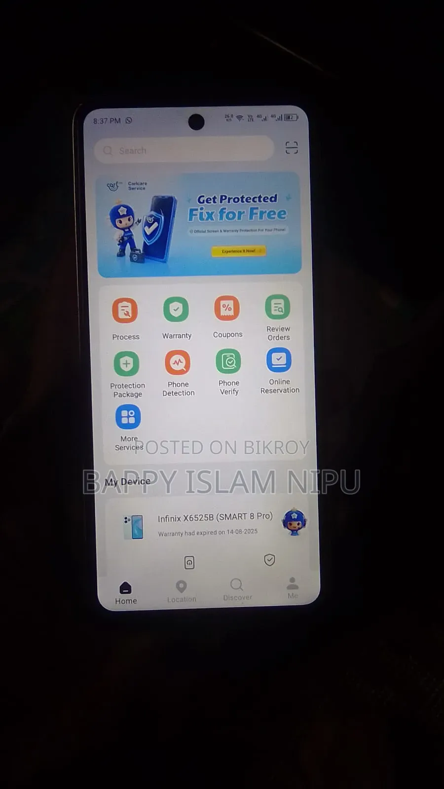Infinix Smart 8 Plus 128 GB Gold