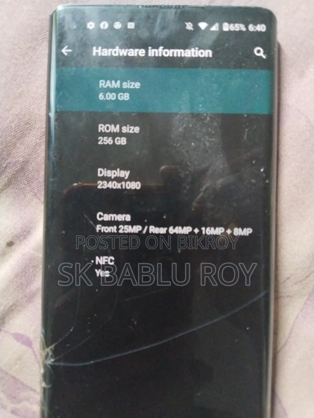 Motorola Edge (2022) 256 GB Blue
