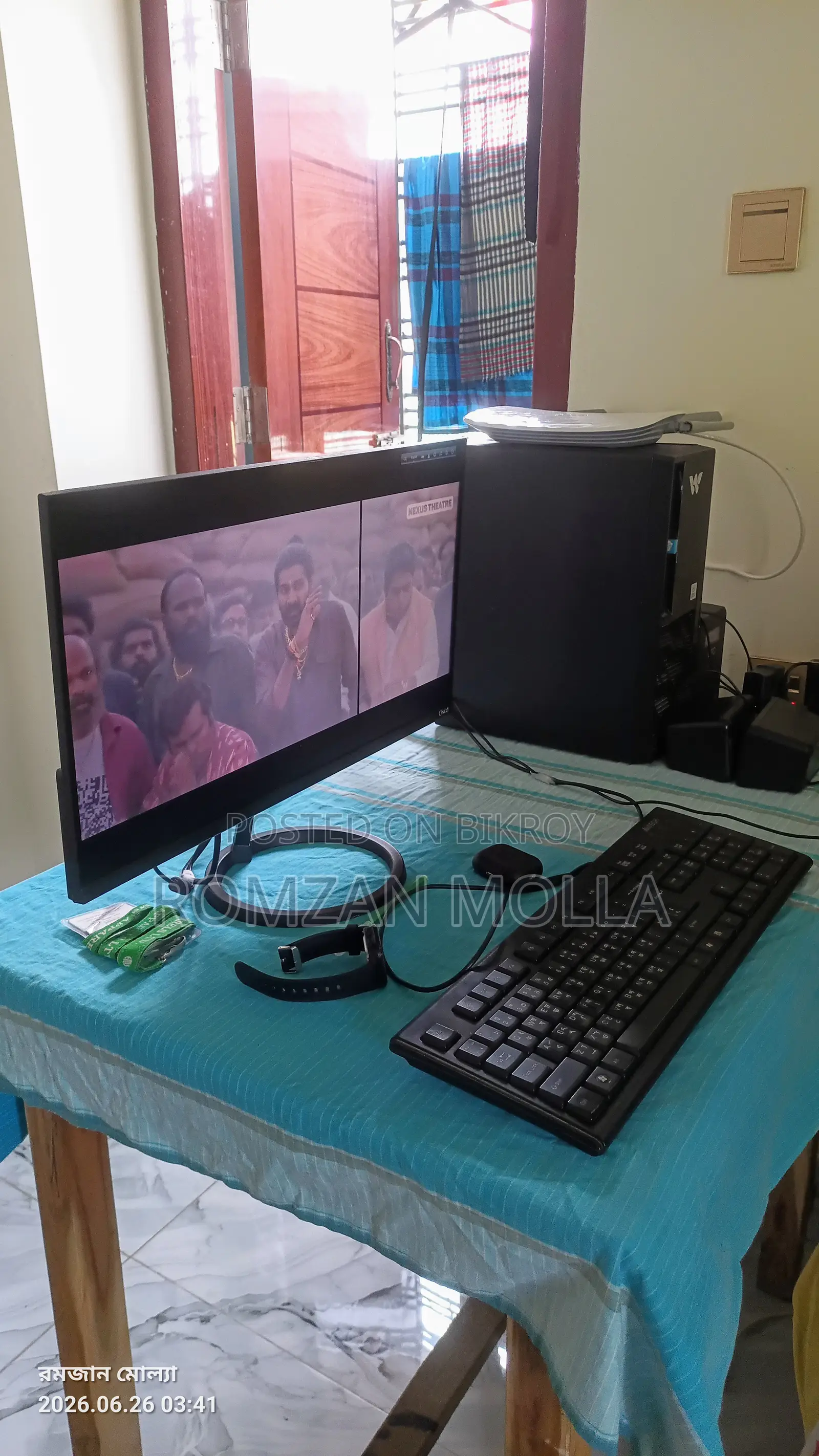 ডেস্কটপ কম্পিউটার গিগাবাইট ৮জিবি ইন্টেল কোর আই৩ এসএসএইচডি+এসএসডি ৪টিবি