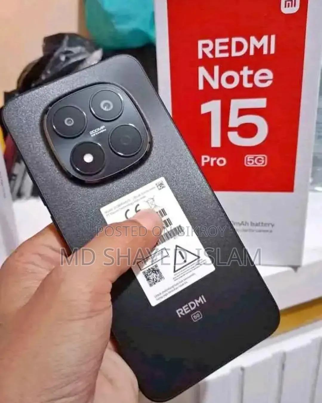 Xiaomi Redmi Note 15 Pro 256 GB Black