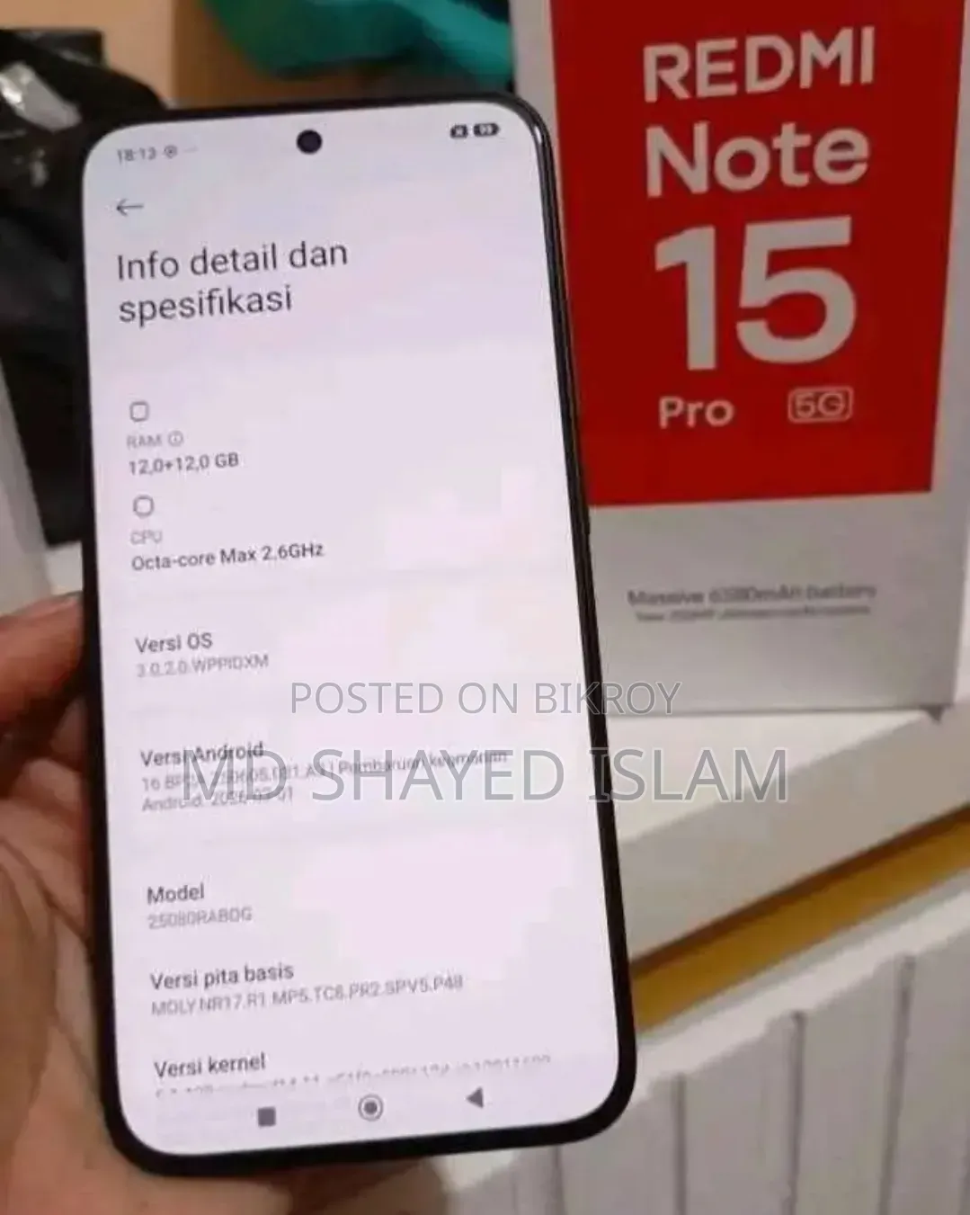 Xiaomi Redmi Note 15 Pro 256 GB Black