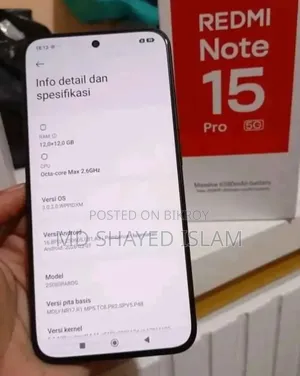 Xiaomi Redmi Note 15 Pro 256 GB Black