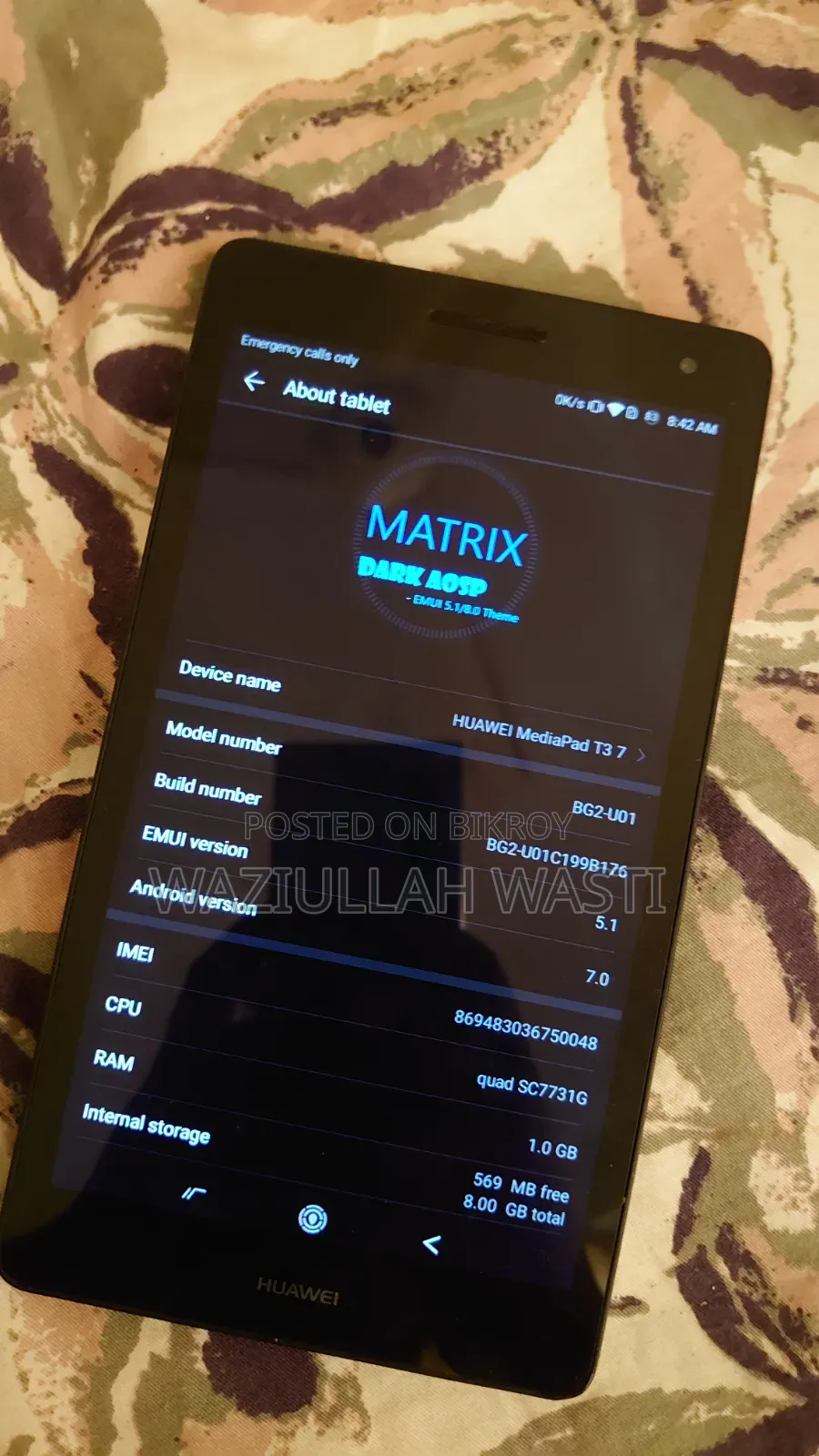 Huawei MediaPad 8 GB Gray