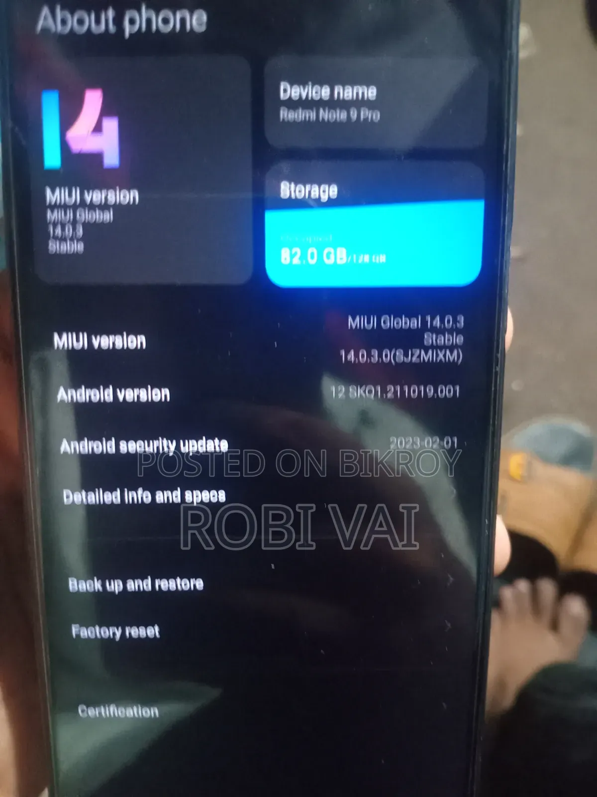 Xiaomi Redmi Note 9 Pro 128 GB Purple