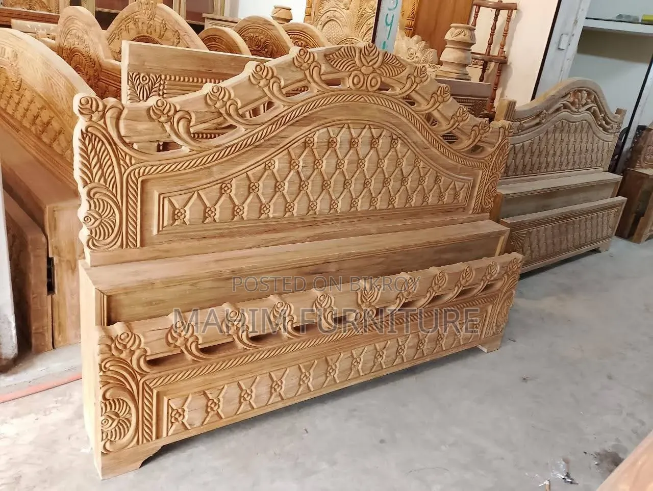 Chittagong Teak Wood Bed