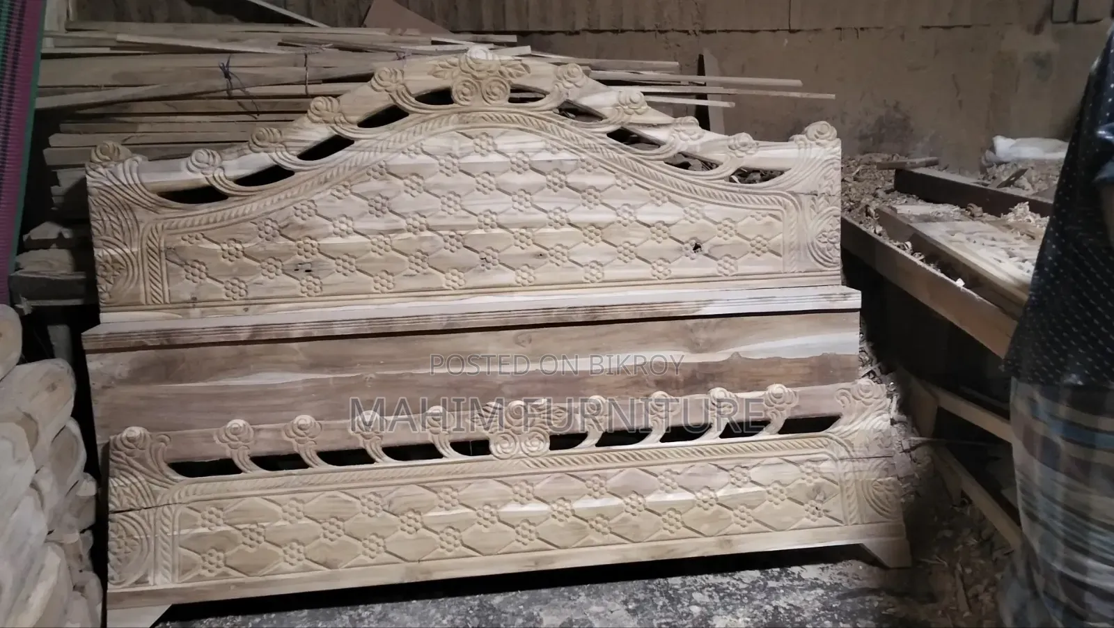Chittagong Teak Wood Bed
