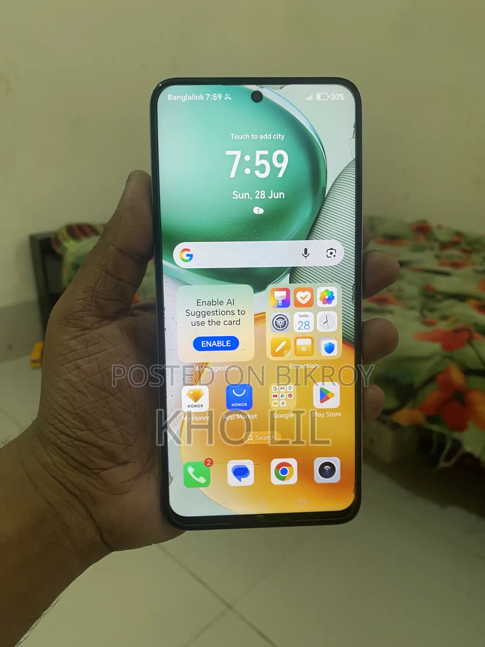 Honor X7c 256 GB White