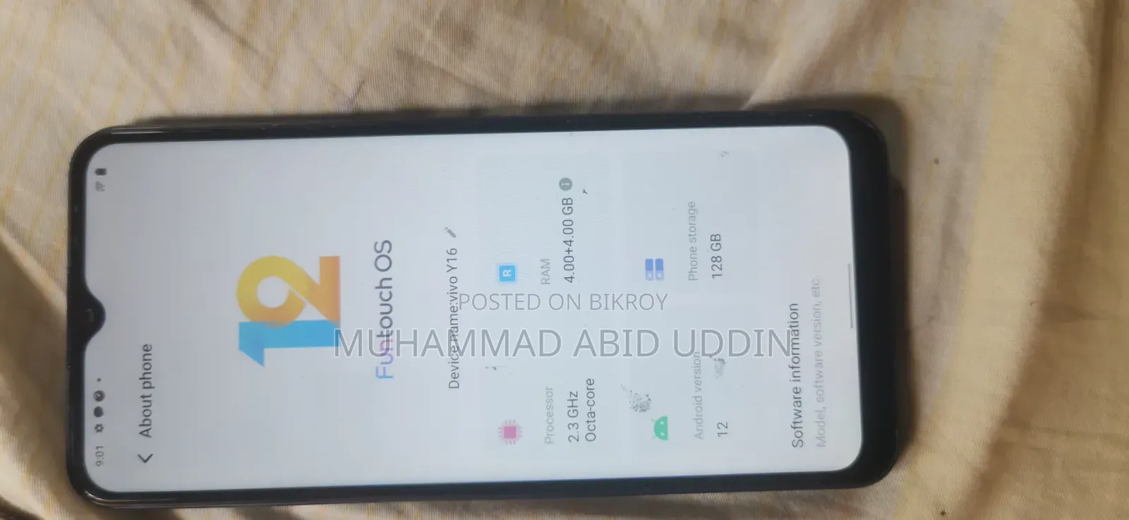 Vivo Y16 128 GB Black