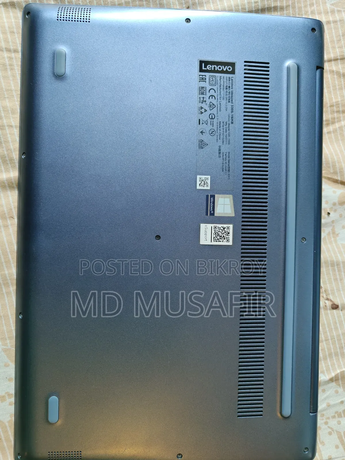 Laptop Lenovo IdeaPad 330S 12GB Intel Core I5 SSD 256GB