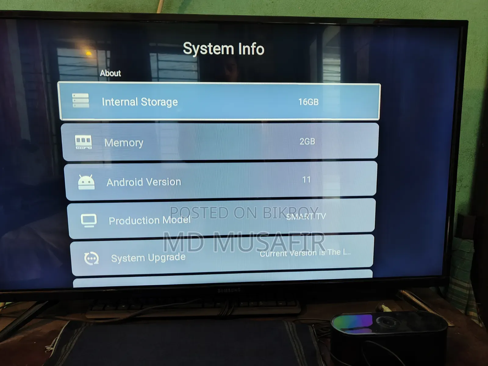 Samsung Android LED Smart TV