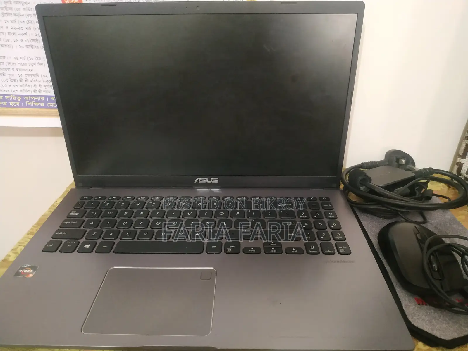 Laptop Asus Vivobook 16 4GB AMD Ryzen 3 HDD 1TB