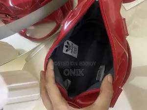 Adidas Originals Patent Trefoil Red Bag
