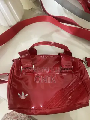 Adidas Originals Patent Trefoil Red Bag