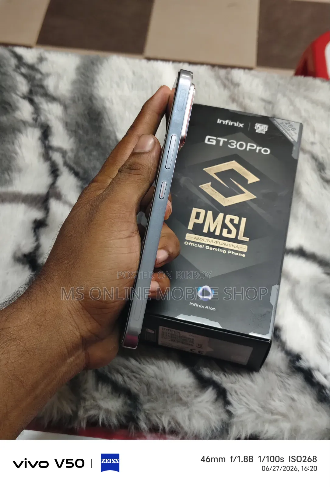 New Infinix GT 30 Pro 256 GB Silver