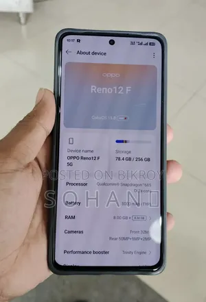 Oppo Reno12 F 256 GB Black