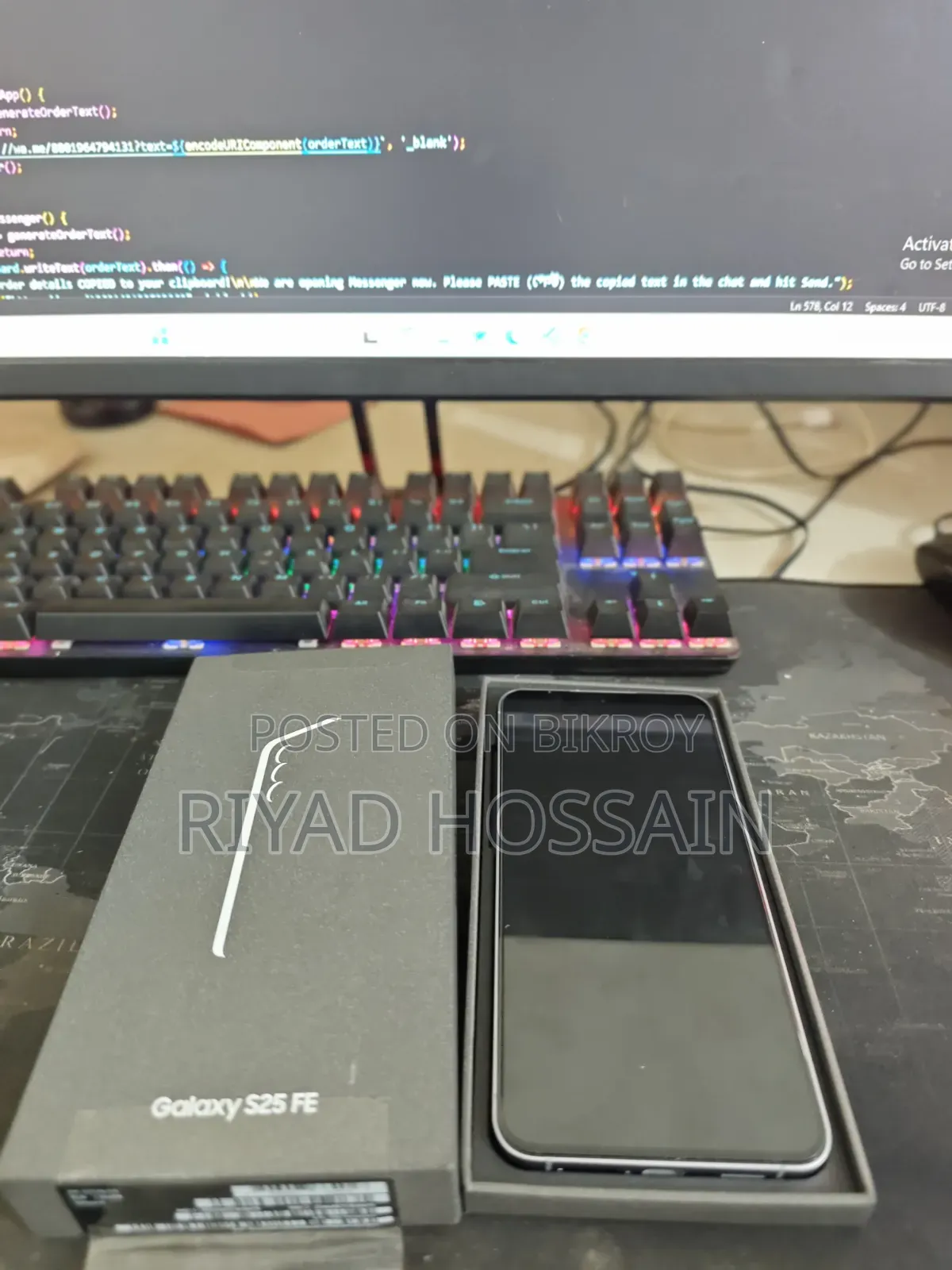Samsung Galaxy S25 FE 5G 256 GB Gray