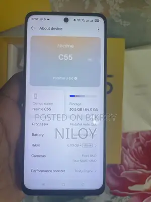 Realme C55 64 GB White