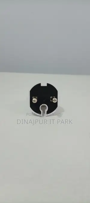 2-Pin Male Electrical Plug Top (White)