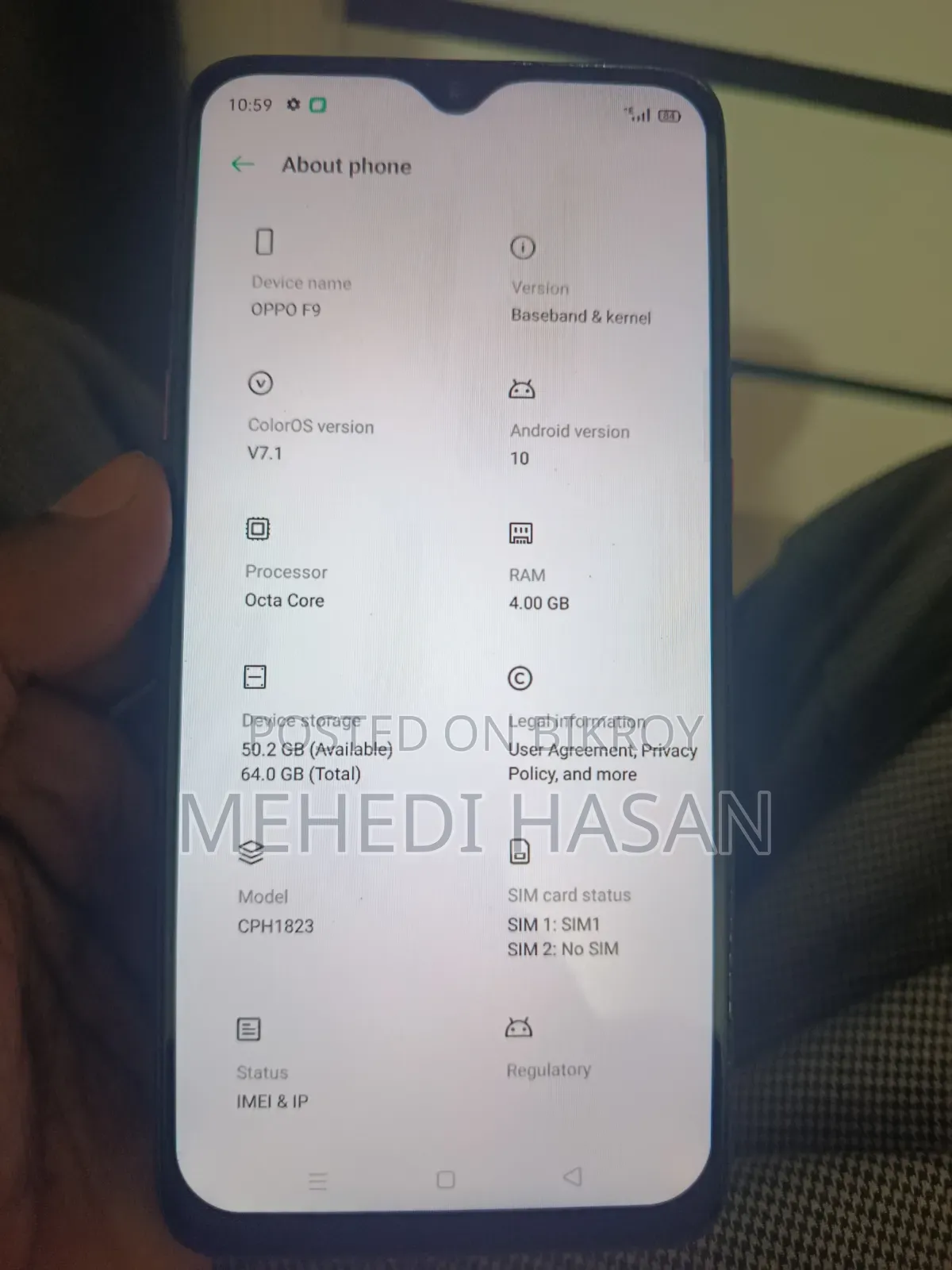 Oppo F9 64 GB Purple