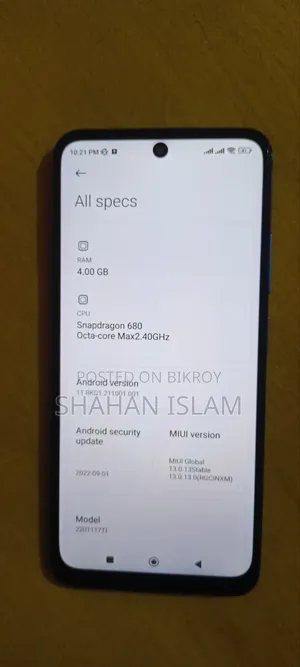 Xiaomi Redmi Note 11 64 GB Purple