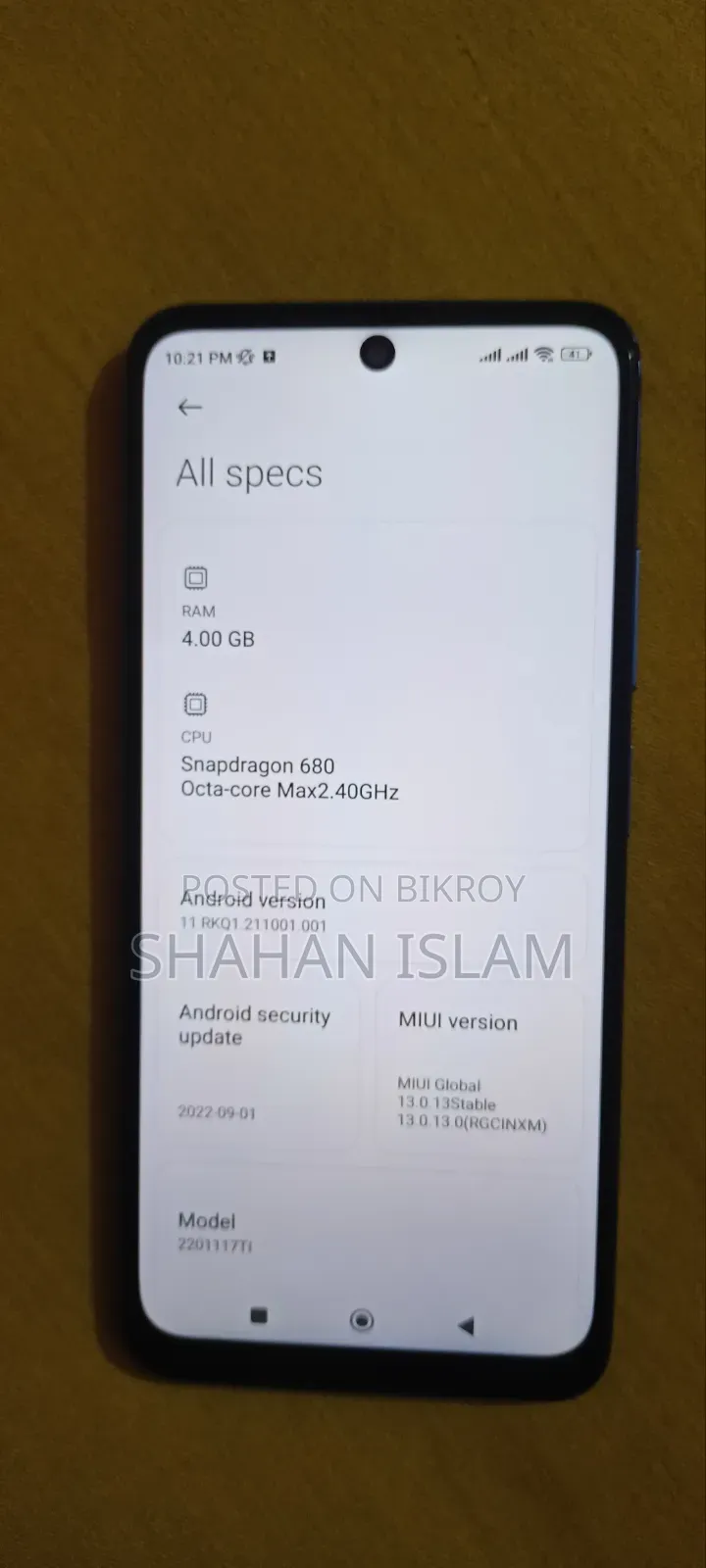 Xiaomi Redmi Note 11 64 GB Purple