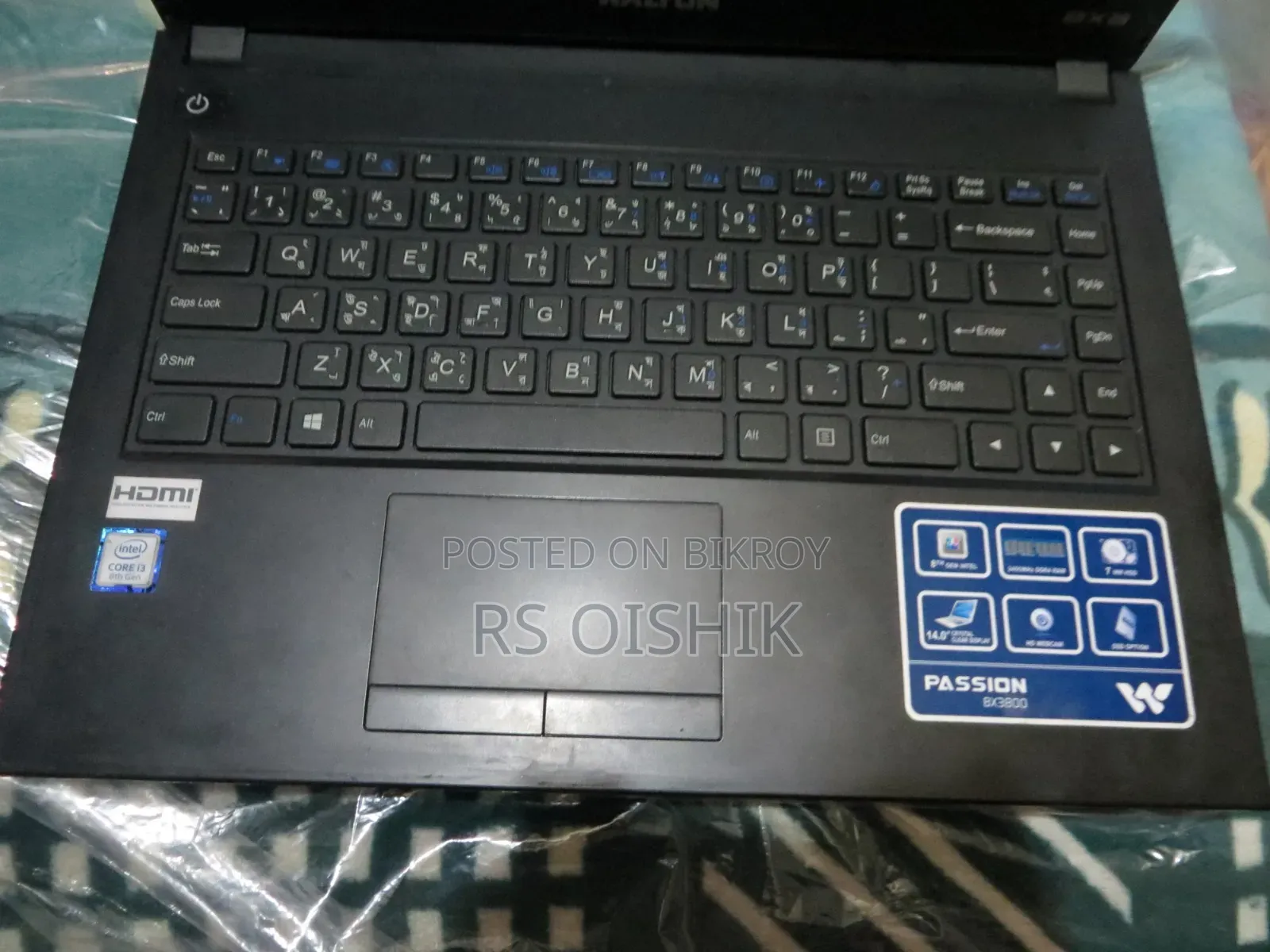Laptop 4GB Intel Core i3 HDD 1TB