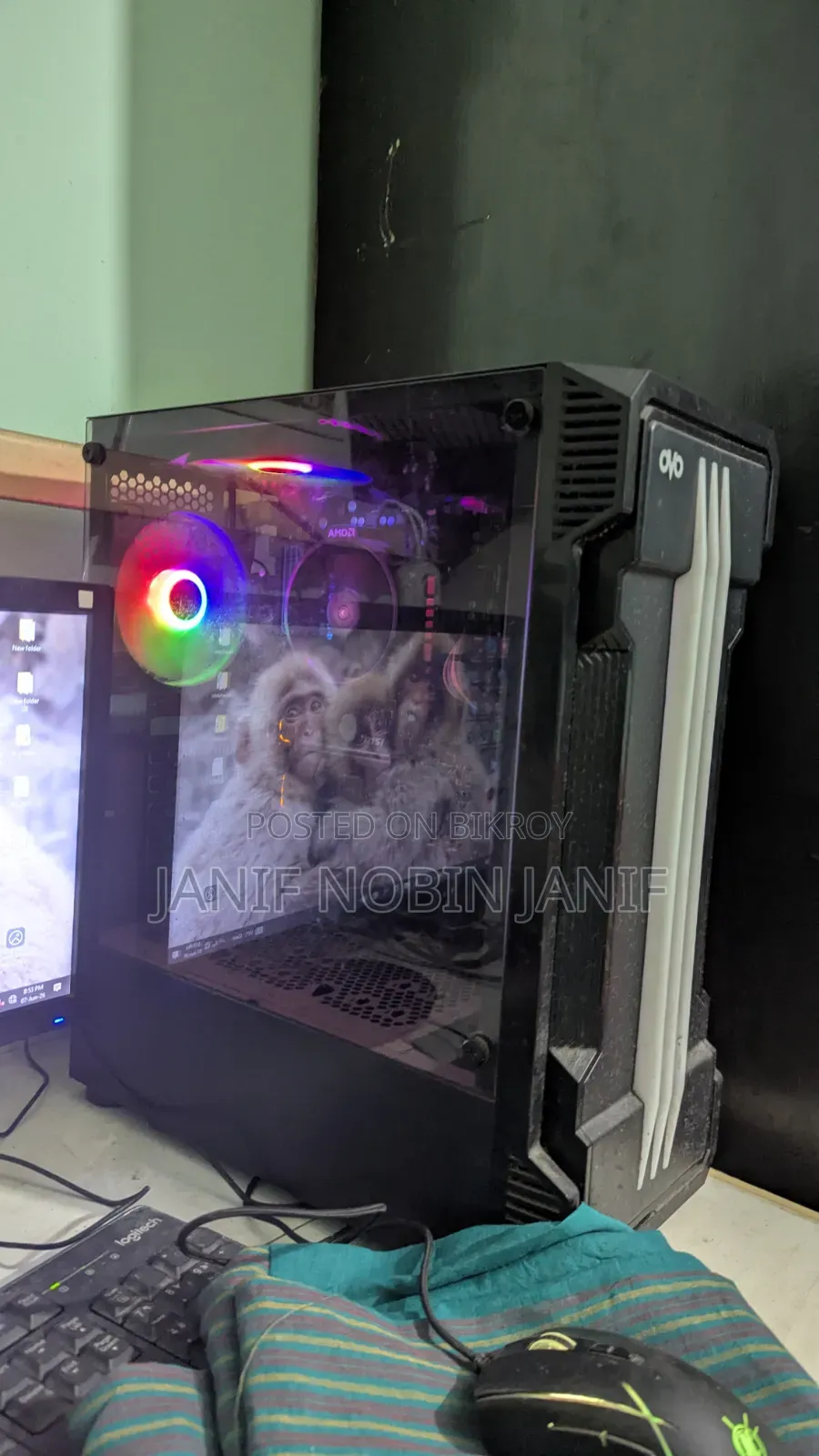 Desktop Computer MSI 8GB AMD Ryzen 5 HDD+SSD 640GB