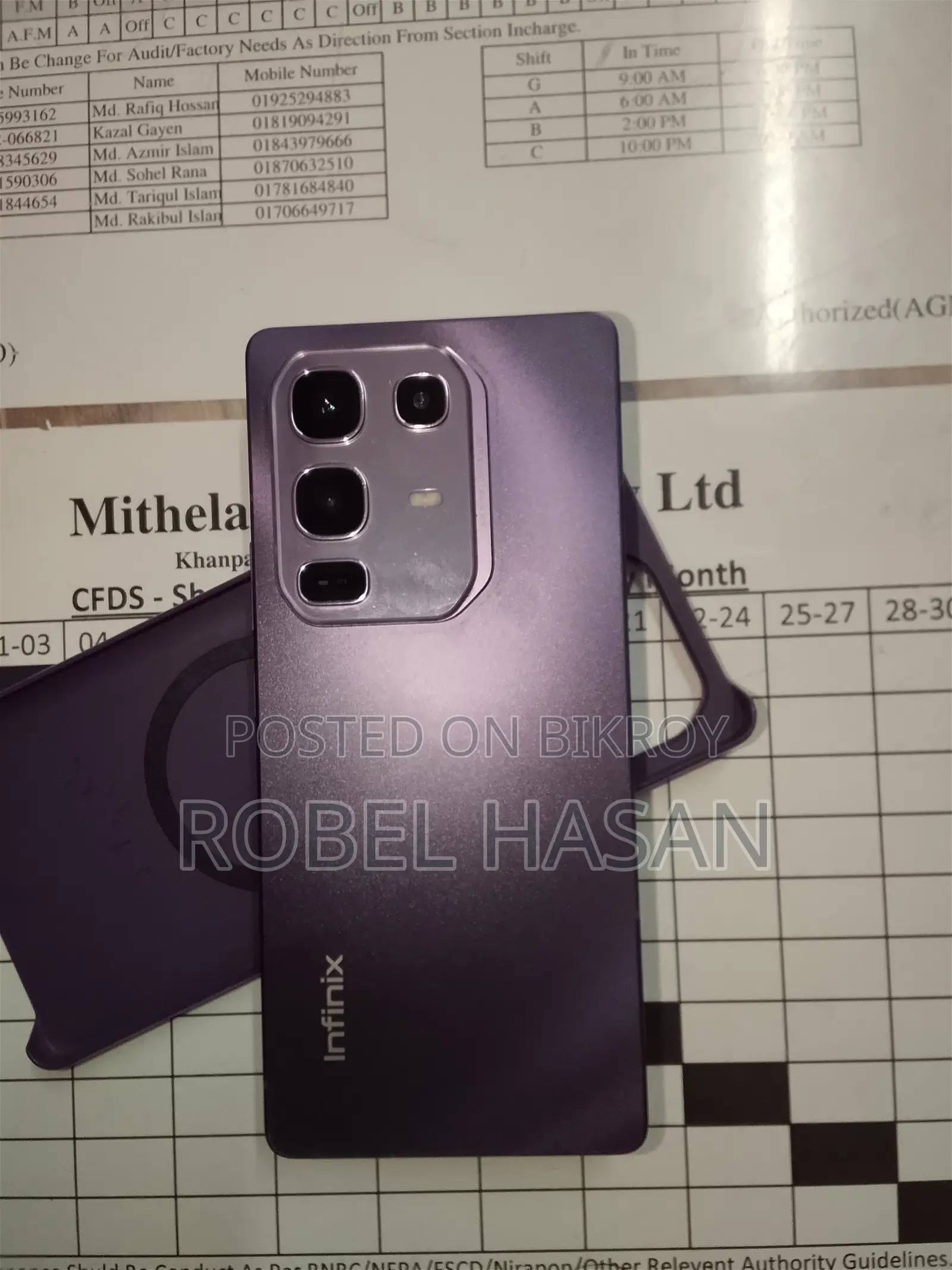 Infinix Note 50 Pro 4G 256 GB Purple