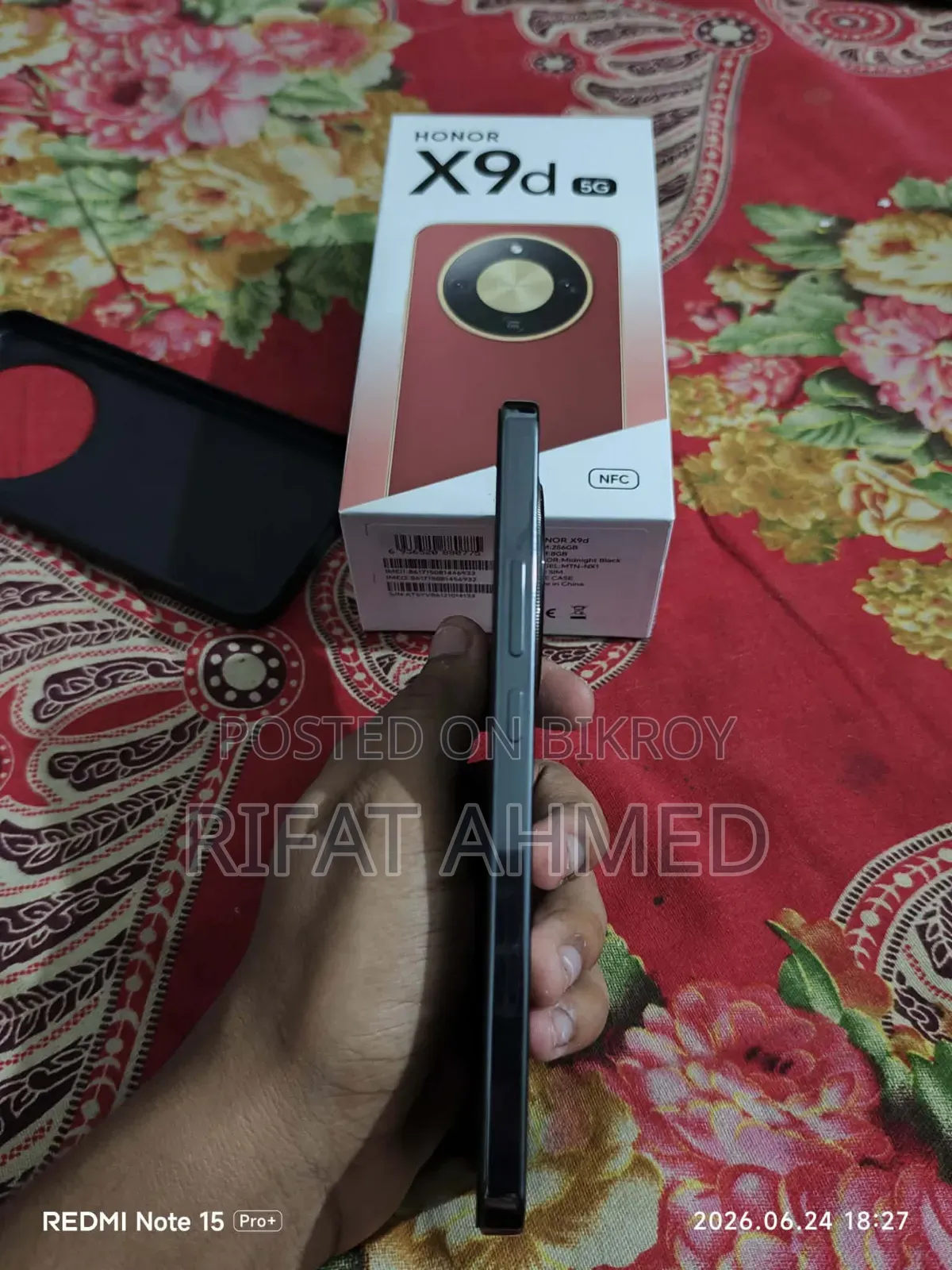 Honor X9d 256 GB Black
