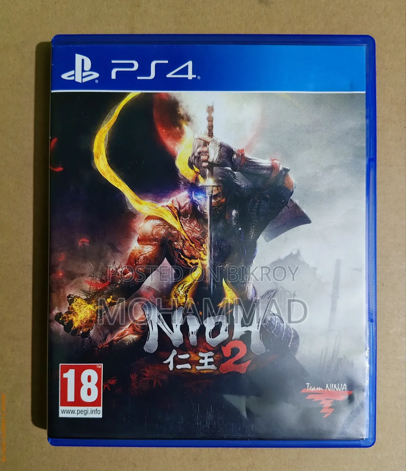 Nioh2 Ps4 Game Cd