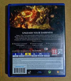 Nioh2 Ps4 Game Cd