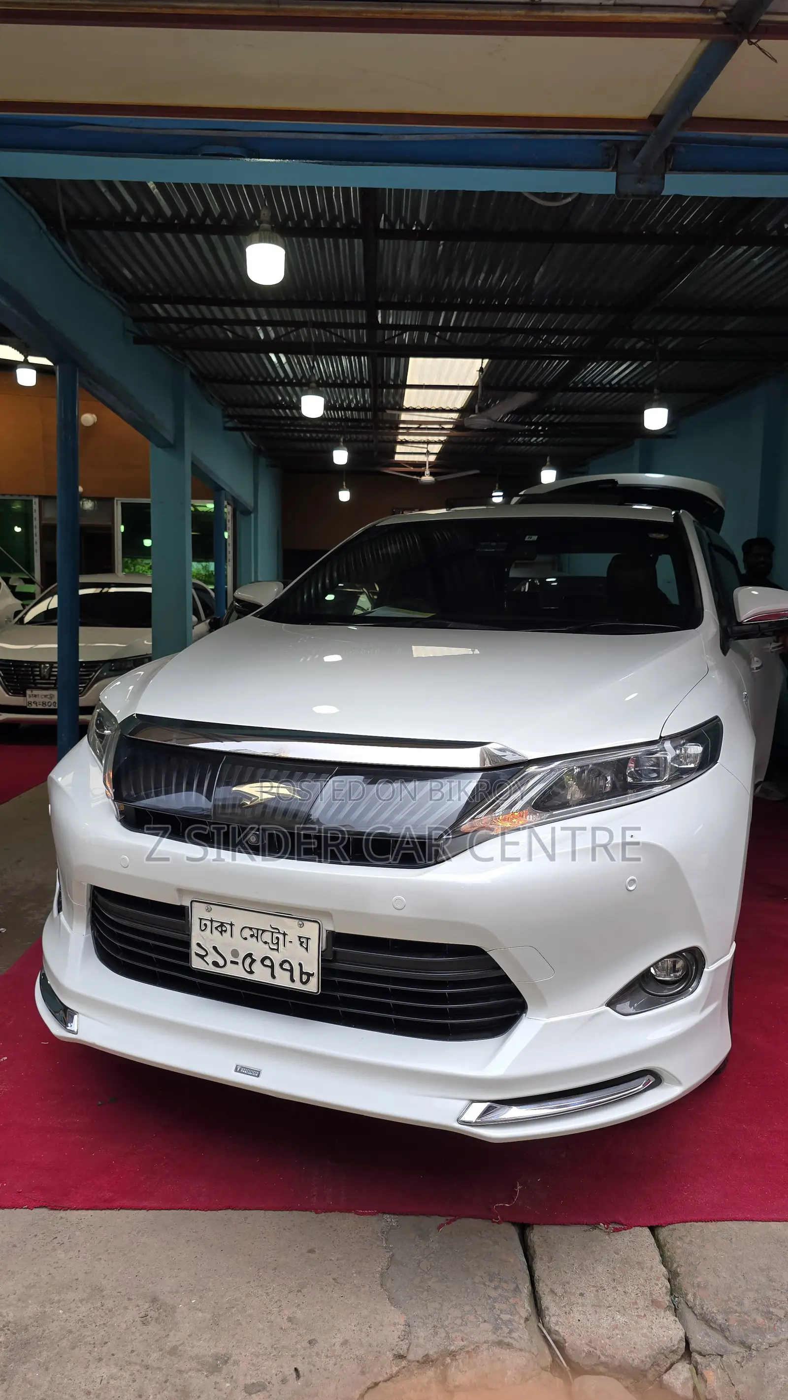Toyota Harrier Hybrid Premium 2014 Pearl
