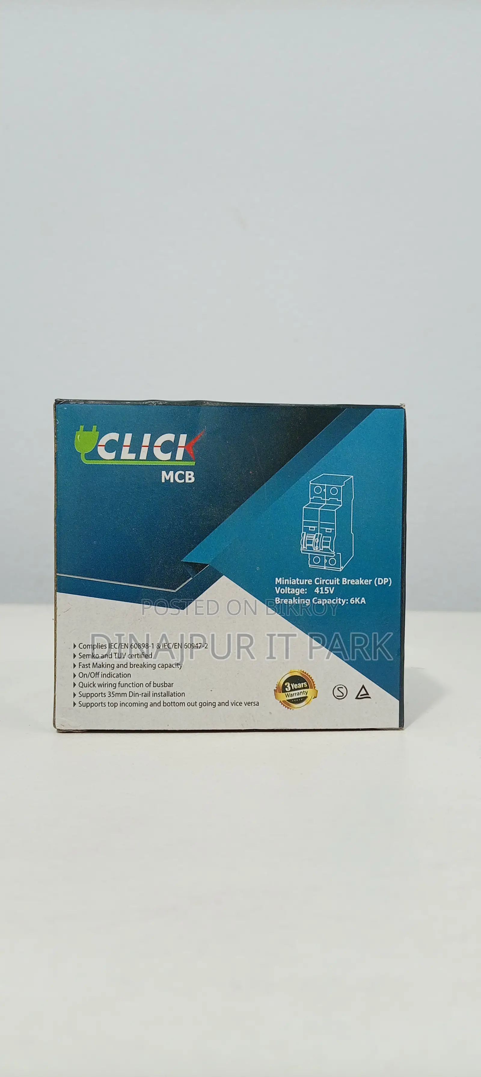 Click Dp Miniature Circuit Breaker (Mcb) – 3 Years Warranty