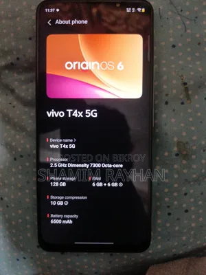 Vivo T4x 128 GB Blue