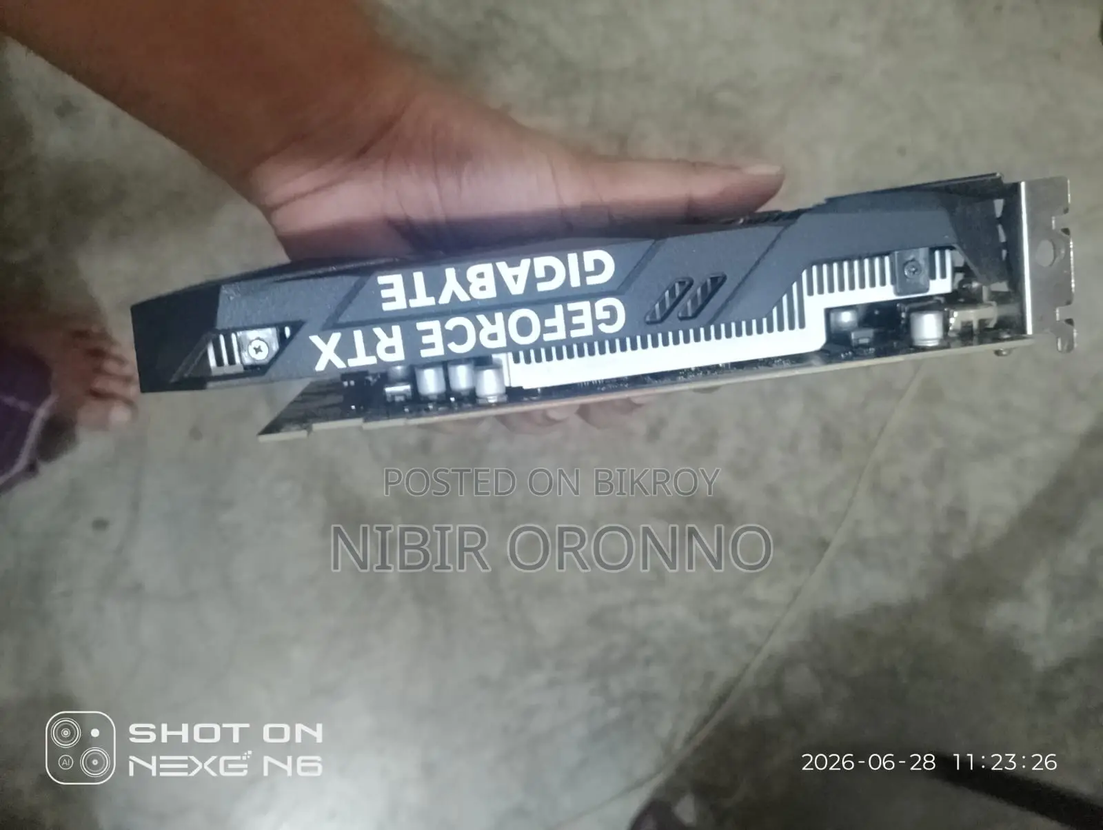 Gigabyte Ge-force Rtx 3050 6 GB