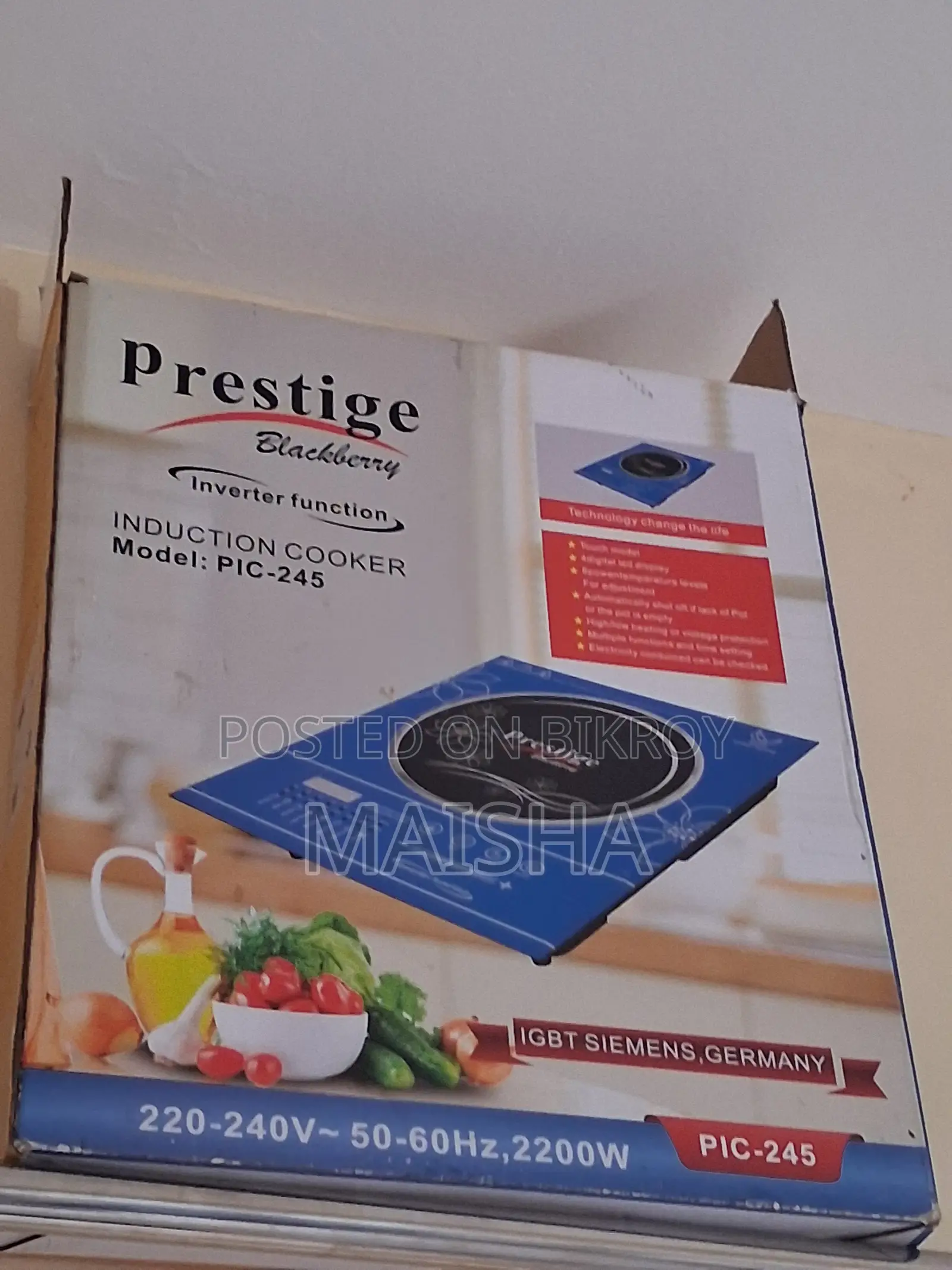 Prestige Induction Cooker + Kaisa Villa Cookware