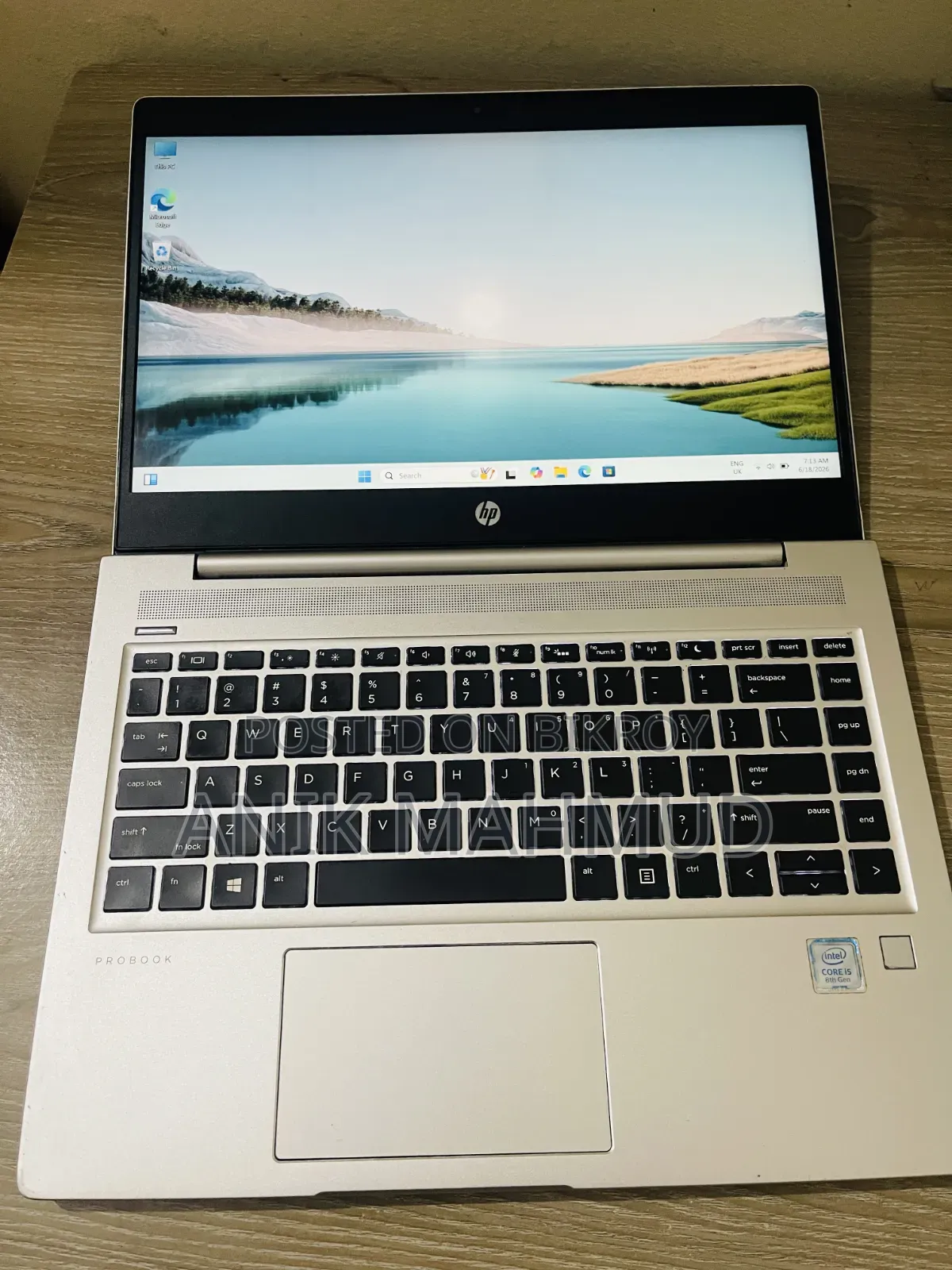 Laptop HP ProBook 440 G6 8GB Intel Core I5 SSHD+SSD 256GB