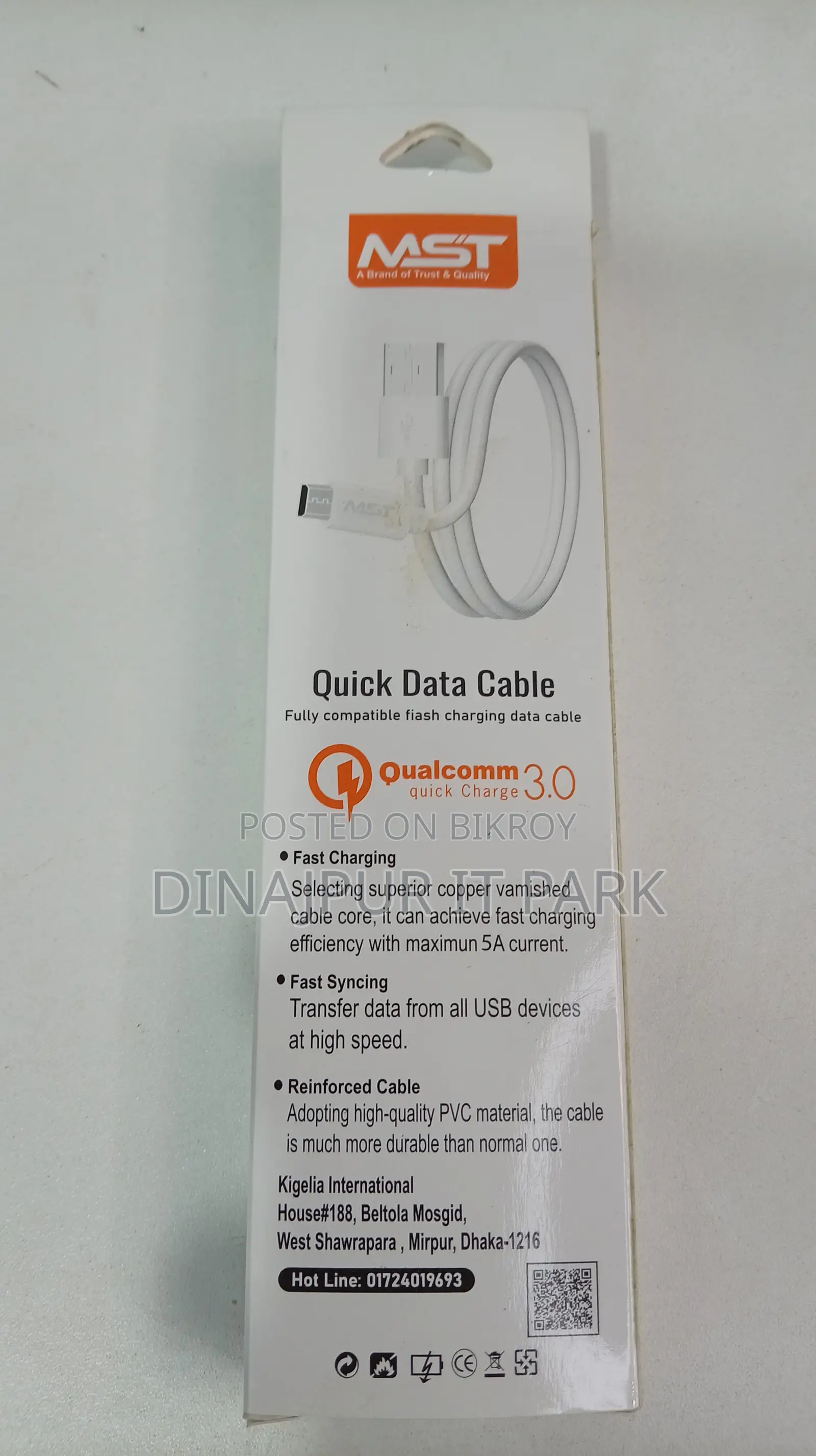 Mst M-02 5a Quick Charging Usb To Type-c Data Cable