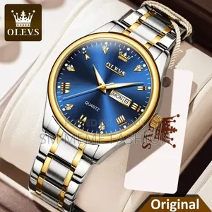 Olevs 5563 Men – Silver Blue