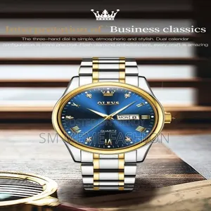 Olevs 5563 Men – Silver Blue