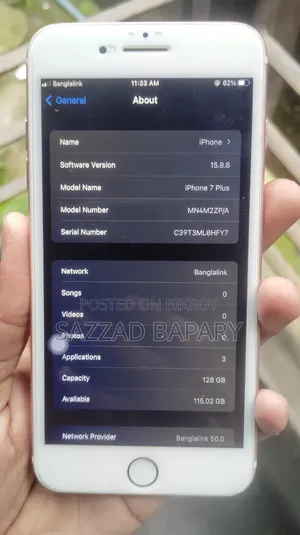 Apple iPhone 7 Plus 128 GB White